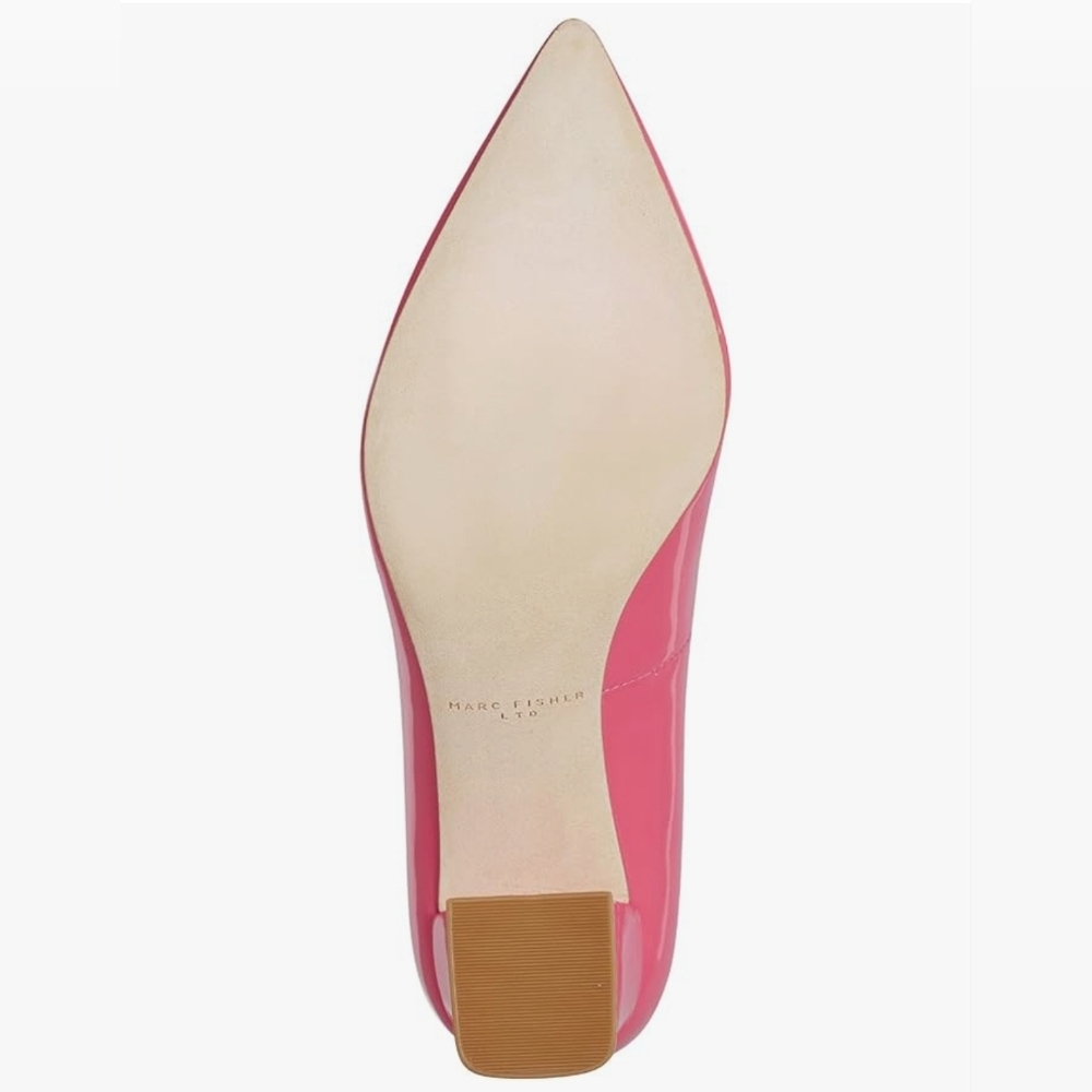 Marc Fisher Women's NWOT Fuschia Pink Pointy Toe Zala 3in Heel Pumps Size 8M - Picture 10 of 13